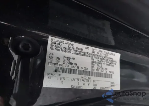 2015 Ford Focus Se из США, поврежденный, VIN 1FADP3F26FL262710